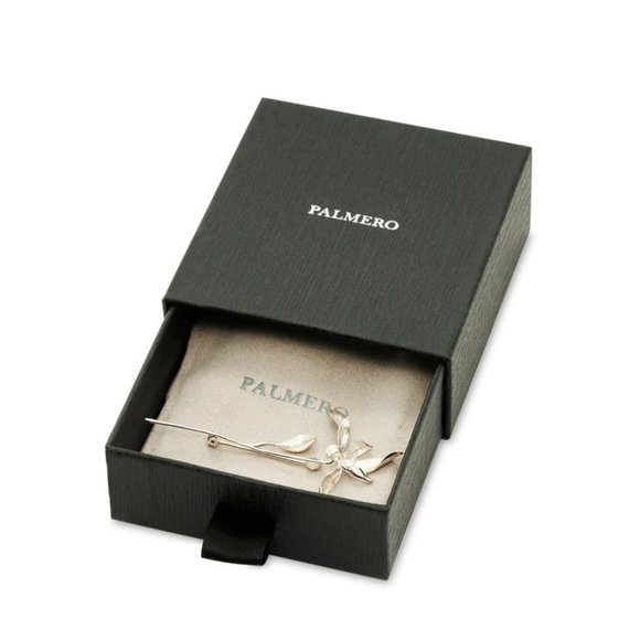 Palmero Arboreal Leaf Brooch - Picture 3 of 3